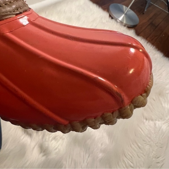 Jack Rogers Chloe Classic Rain Boot Tan Coral - Picture 7 of 10